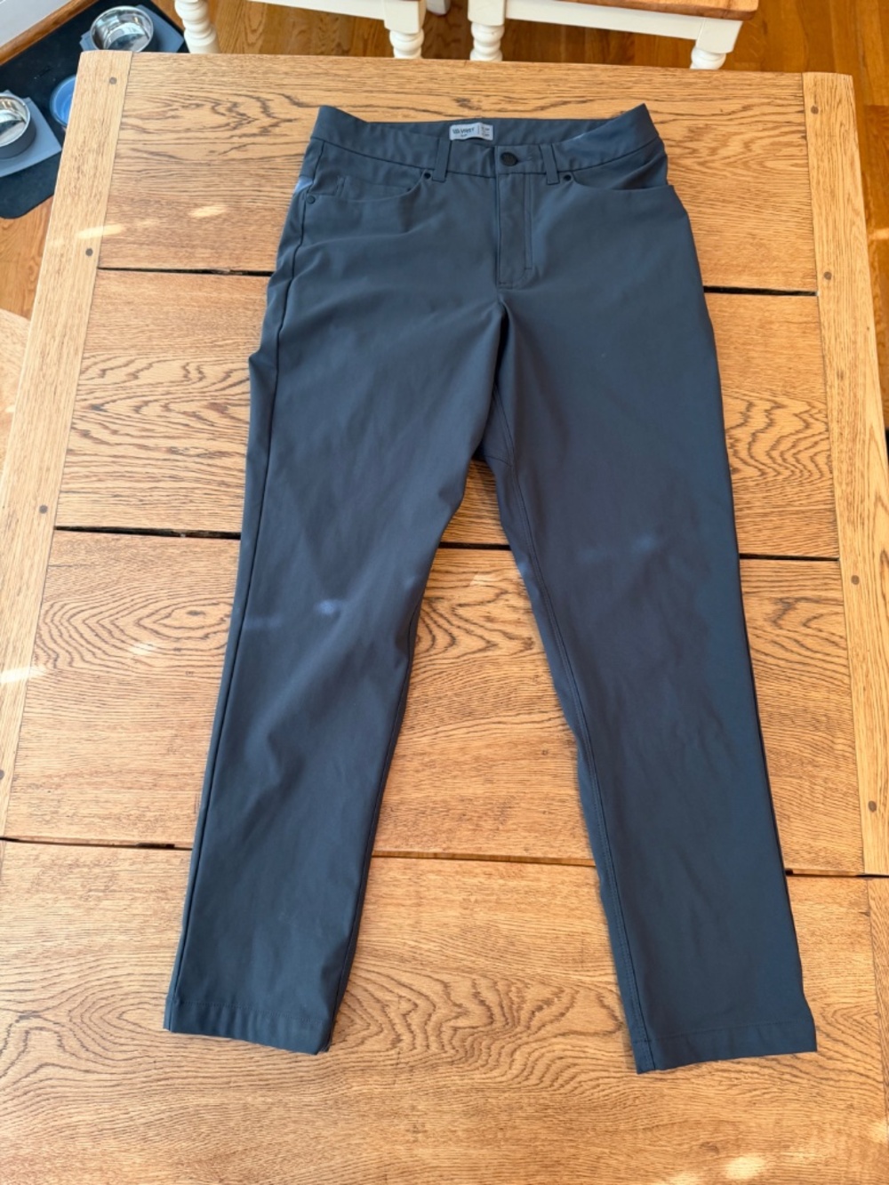 VRST Men's 30x30 Limitless Performance Slim Fit 5 Pocket Pant Graphic Charcoal